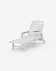 Savannah Chaise with Arms and Wheels
