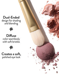 x Laura Geller Dual-Ended Eyeshadow Brush