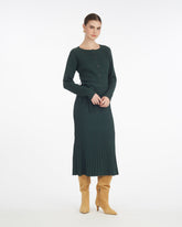 Luxe Pleated Maxi Skirt