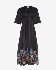 Maisy Midi Dress in Moonlit Blooms
