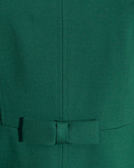 Long-Sleeve Sadie Shift Dress in Evergreen