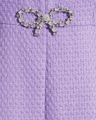 Long-Sleeve Sadie Shift Dress in Lilac