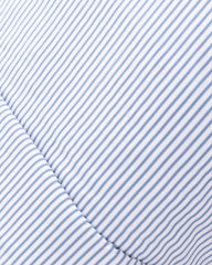 Amy Stripe Cotton Percale Duvet Set