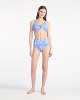 Abstract Dahlia Bikini Top