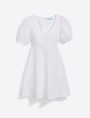 Hailey Babydoll Dress in Eyelet