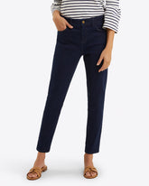 Mid-Rise Slim Jeans in Dark Wash