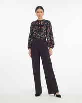 Long-Sleeve Top in Garden Rose