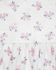 Jacket Floral Dress Set in Pink