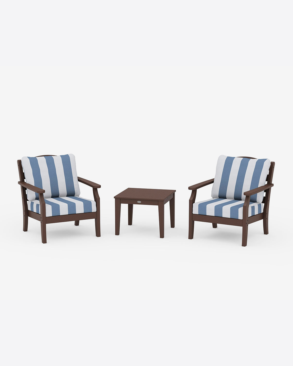 Savannah 3-Piece Deep Seating Set in Cabana Stripe