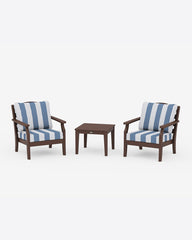 Savannah 3-Piece Deep Seating Set in Cabana Stripe