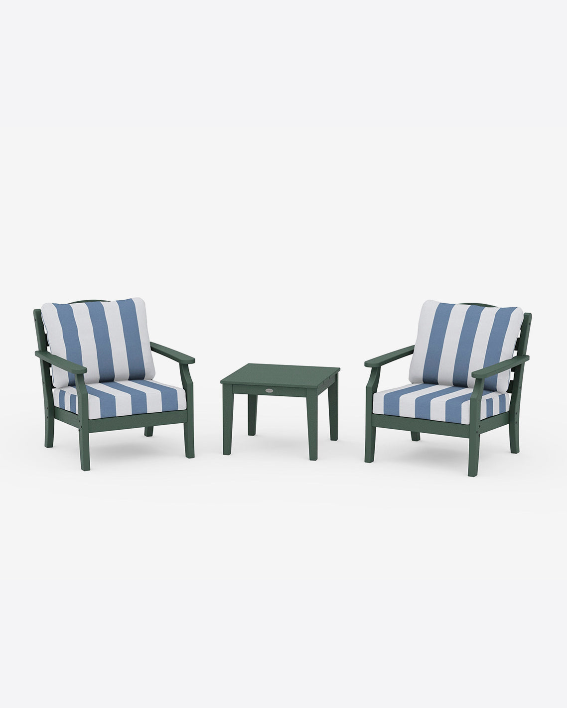 Savannah 3-Piece Deep Seating Set in Cabana Stripe