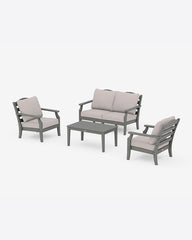 Savannah 4-Piece Deep Seating Set with Loveseat