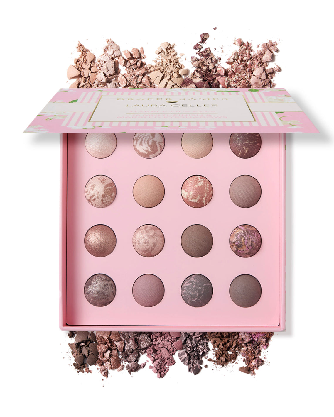 x Laura Geller Marble-ous Eyes 16 Multi-Finish & Marbled Eyeshadows 
