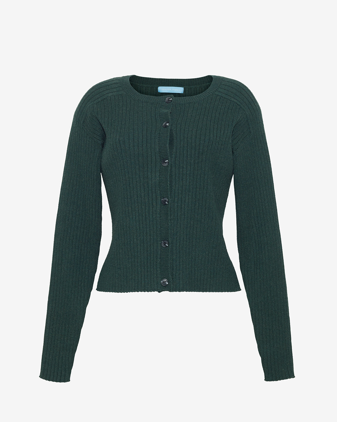 Luxe Cropped Rib Cardigan