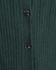 Luxe Cropped Rib Cardigan
