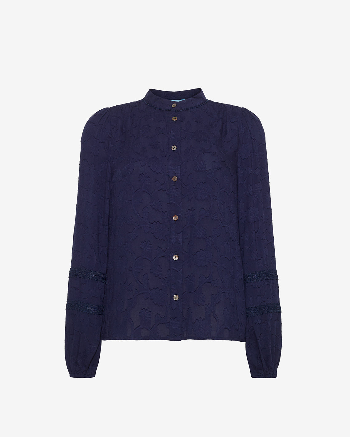 Long-Sleeve Button Down Top