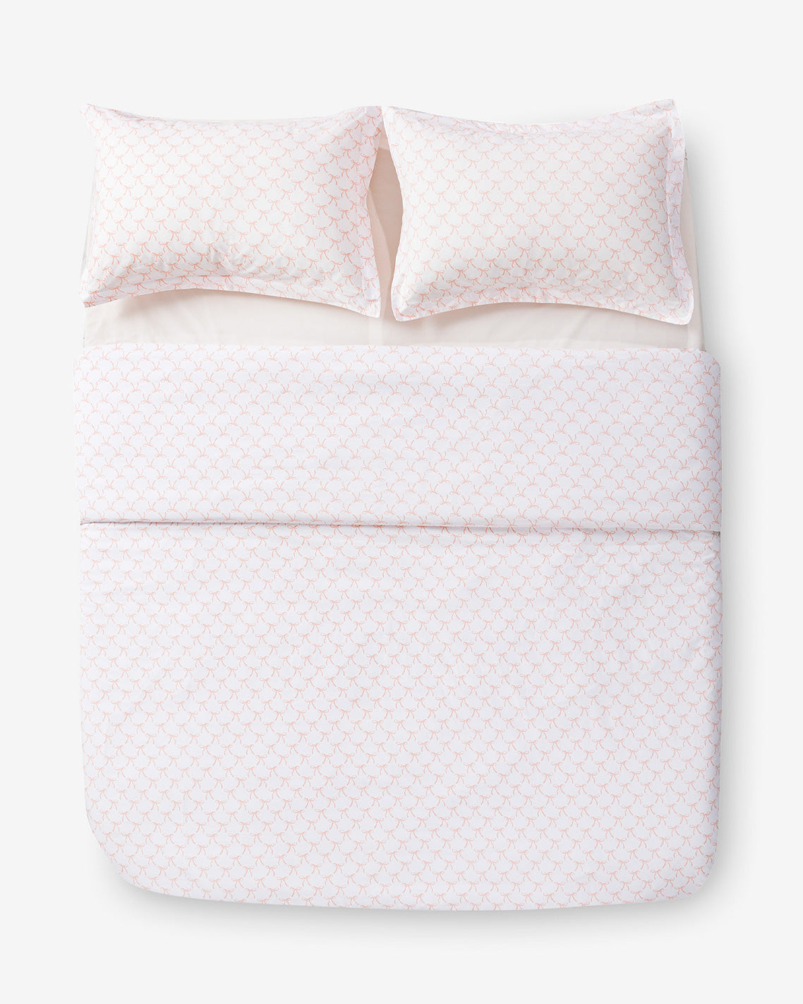 Jamie Bow Cotton Percale Duvet Set