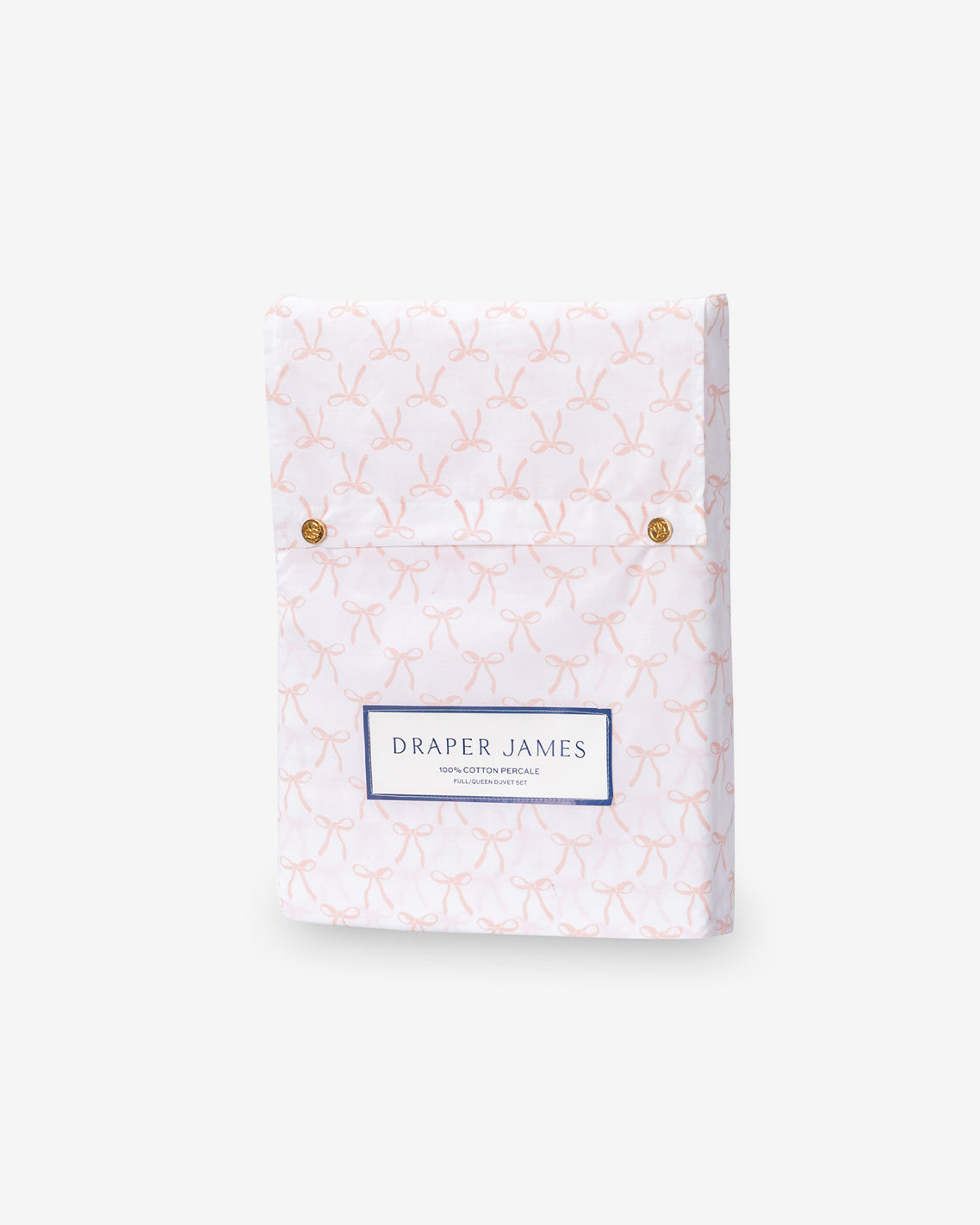 Jamie Bow Cotton Percale Duvet Set