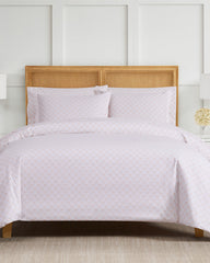 Jamie Bow Cotton Percale Duvet Set