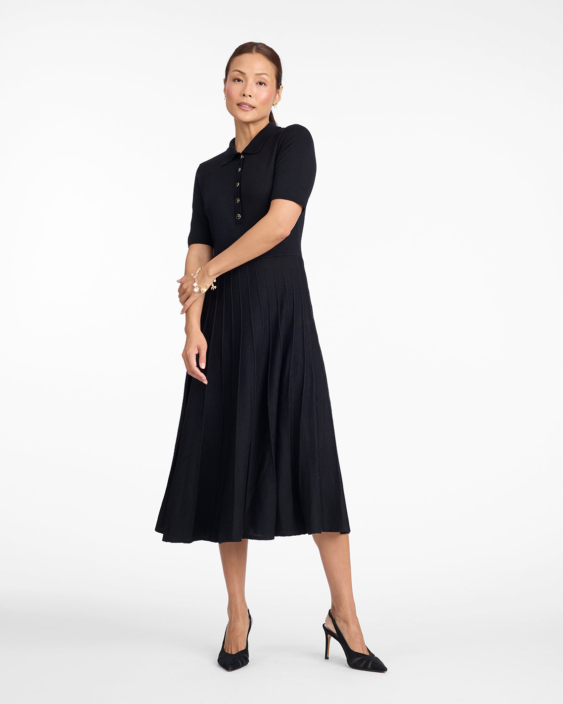 Collared Midi Dress