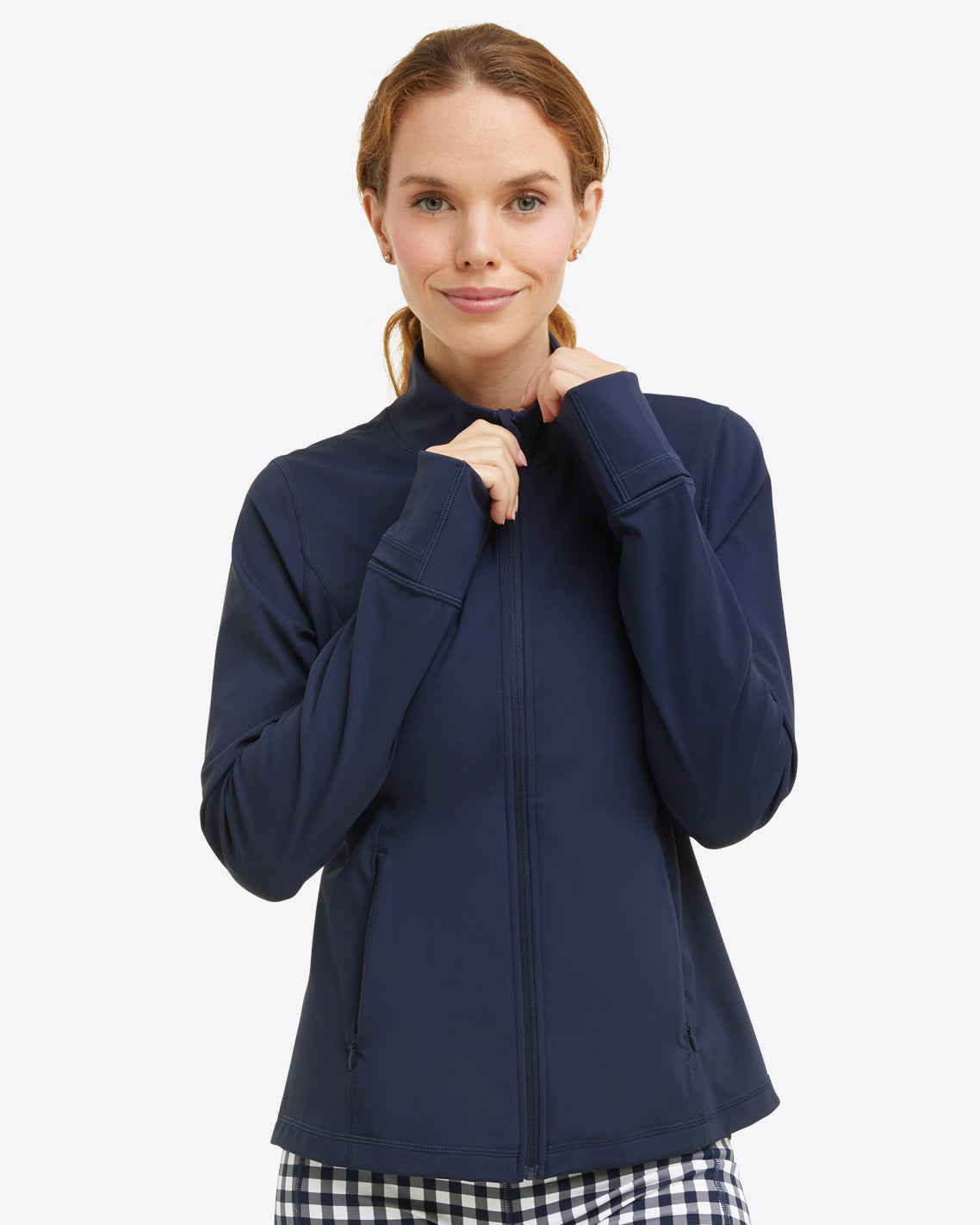 Warm Up Jacket in Navy