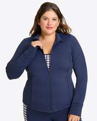 Warm Up Jacket in Navy