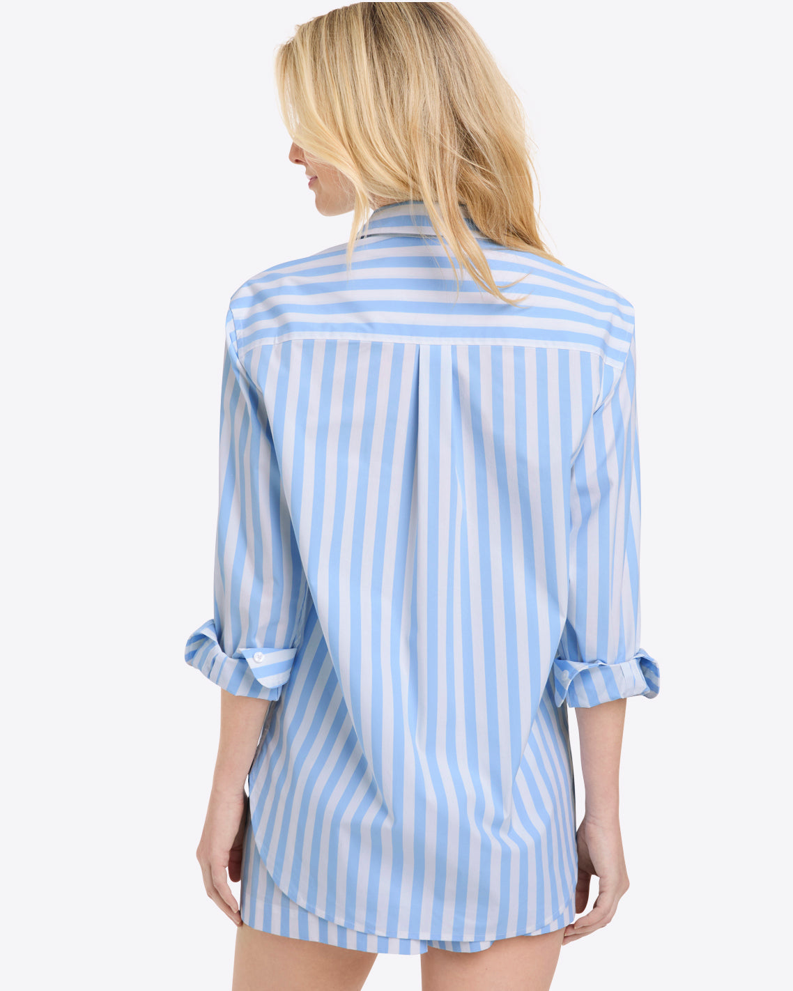 Lynn Long Sleeve Top in Crisp Cotton