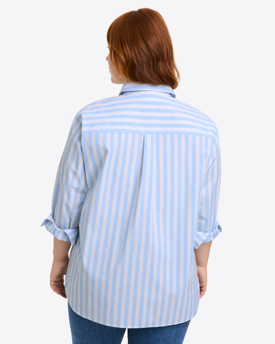 Lynn Long Sleeve Top in Crisp Cotton