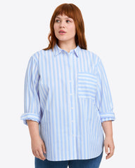 Lynn Long Sleeve Top in Crisp Cotton