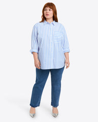 Lynn Long Sleeve Top in Crisp Cotton