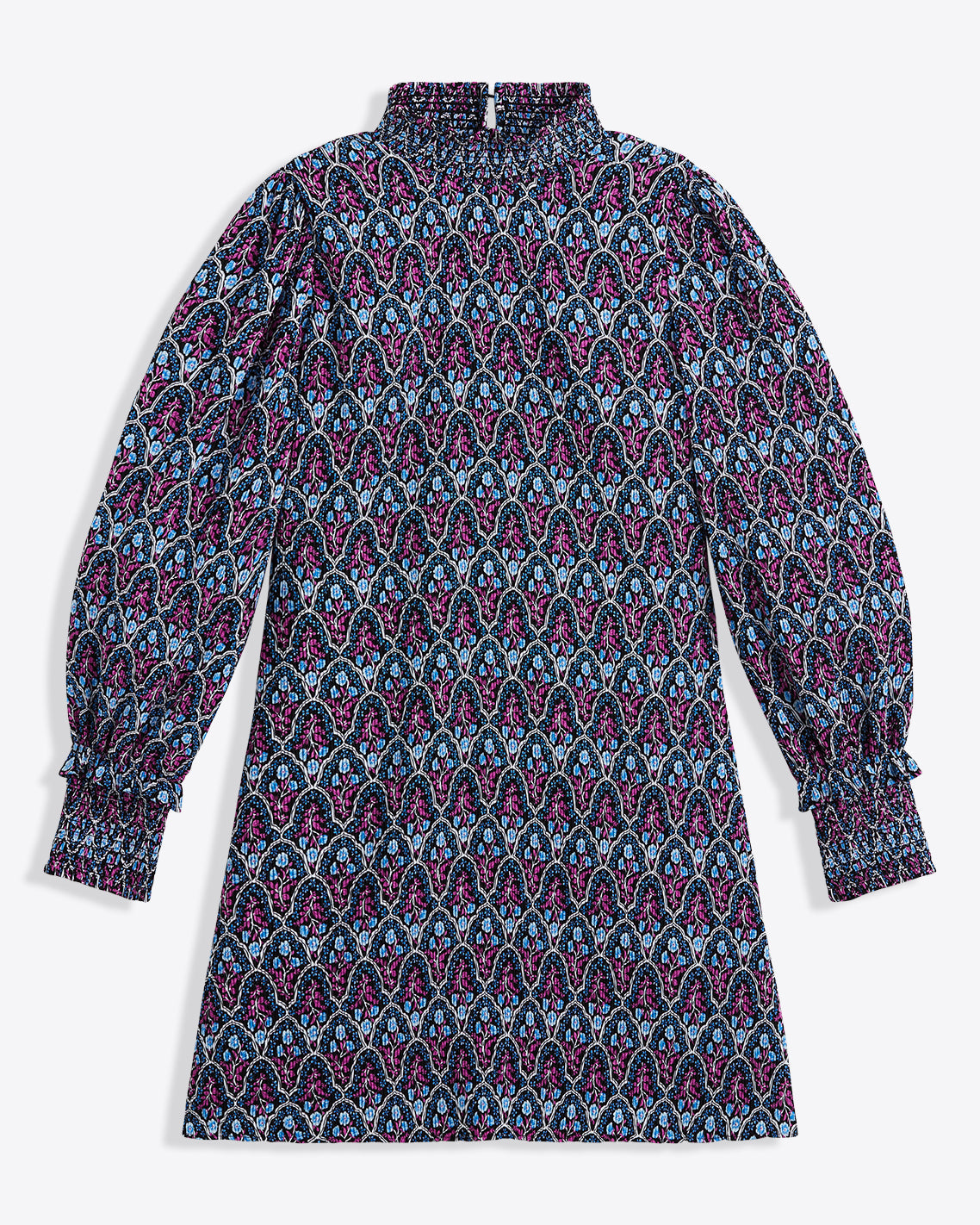 Long-Sleeve Shift Dress