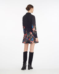 Ellie Shirtdress in Moonlit Blooms