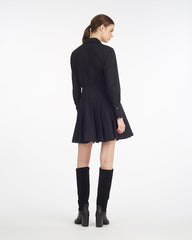 Mia Mini Dress in Stretch Cotton Poplin