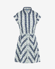 Phoebe Dress in Floral Stripe