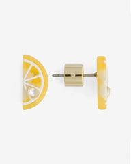 Lemon Slice Stud Earrings
