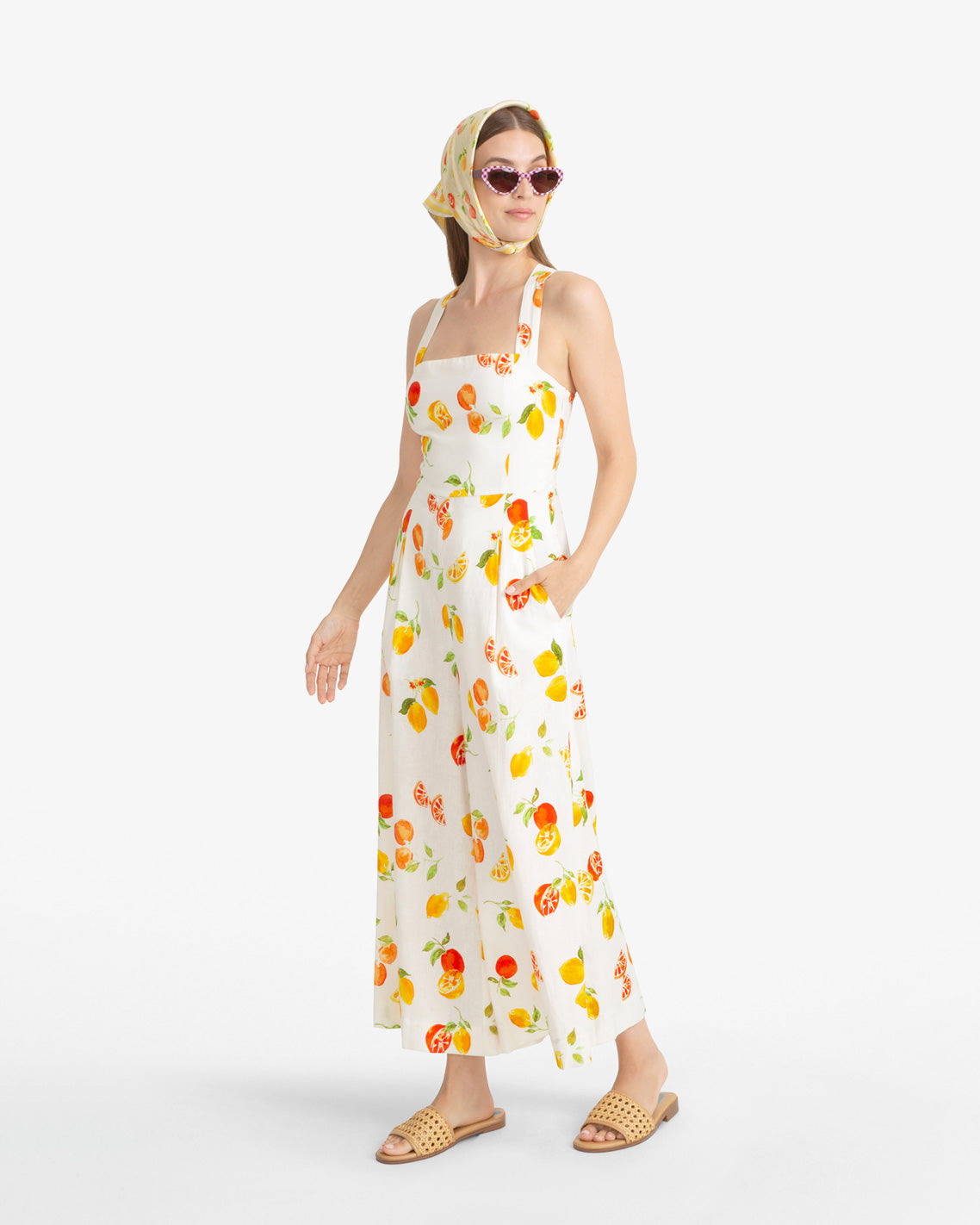 Kendall Jumpsuit Citrus Print