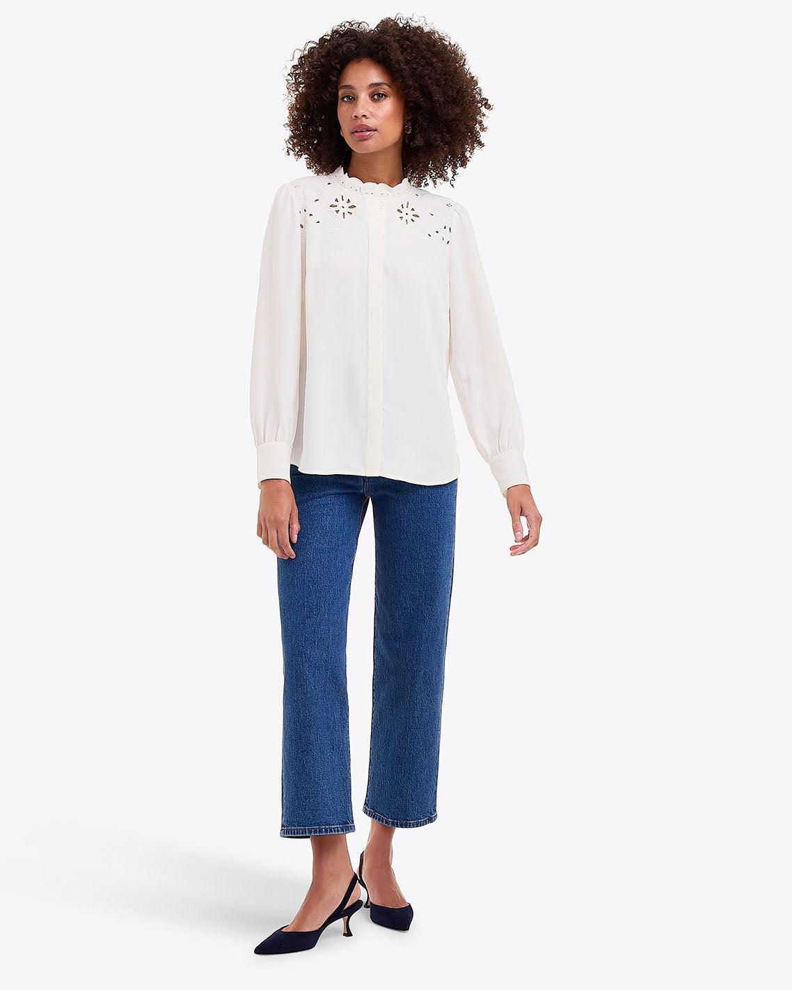 Covered Placket Button Down