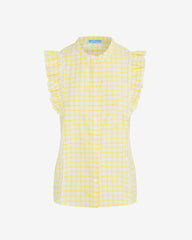 Grid Print Top